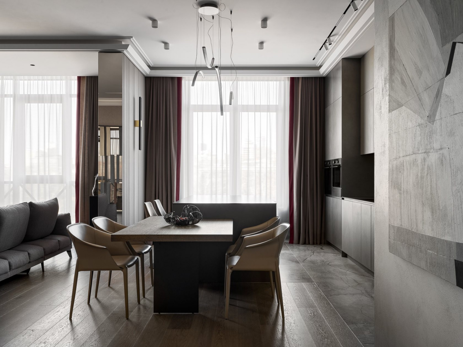 Реализация дизайн-проекта квартиры PR-103 в ЖК Ривьера