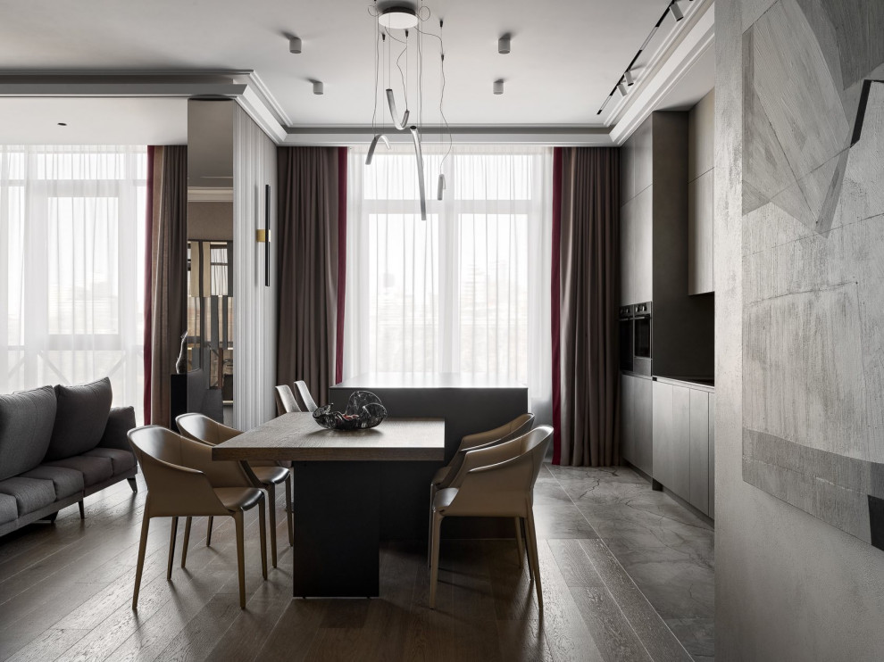 Реализация дизайн-проекта квартиры PR-103 в ЖК Ривьера