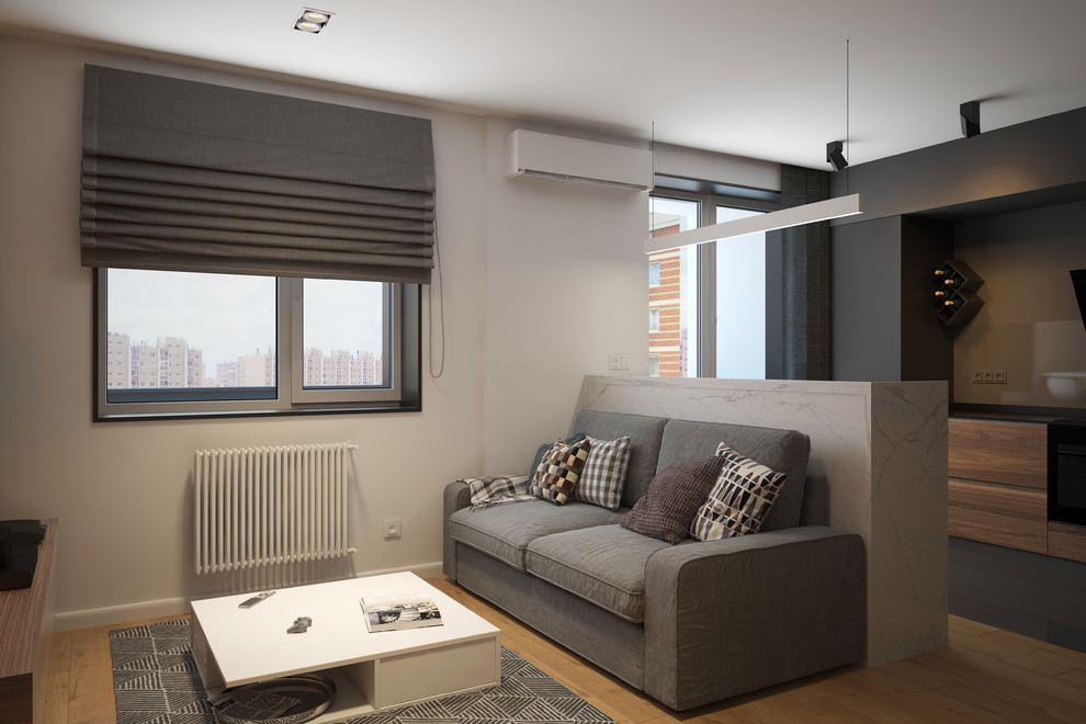 Дизайн однокомнатной квартиры 40м2 для холостяка