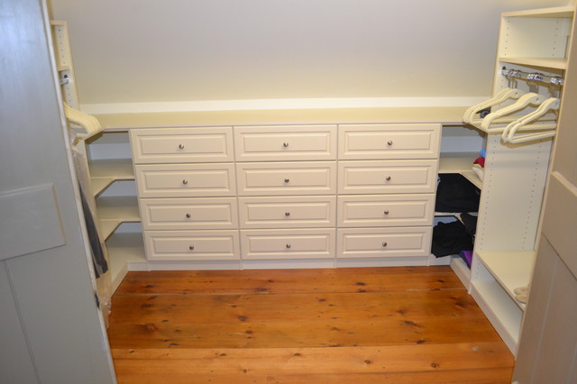 Spaces W Sloped Ceilings Traditional Closet Philadelphia