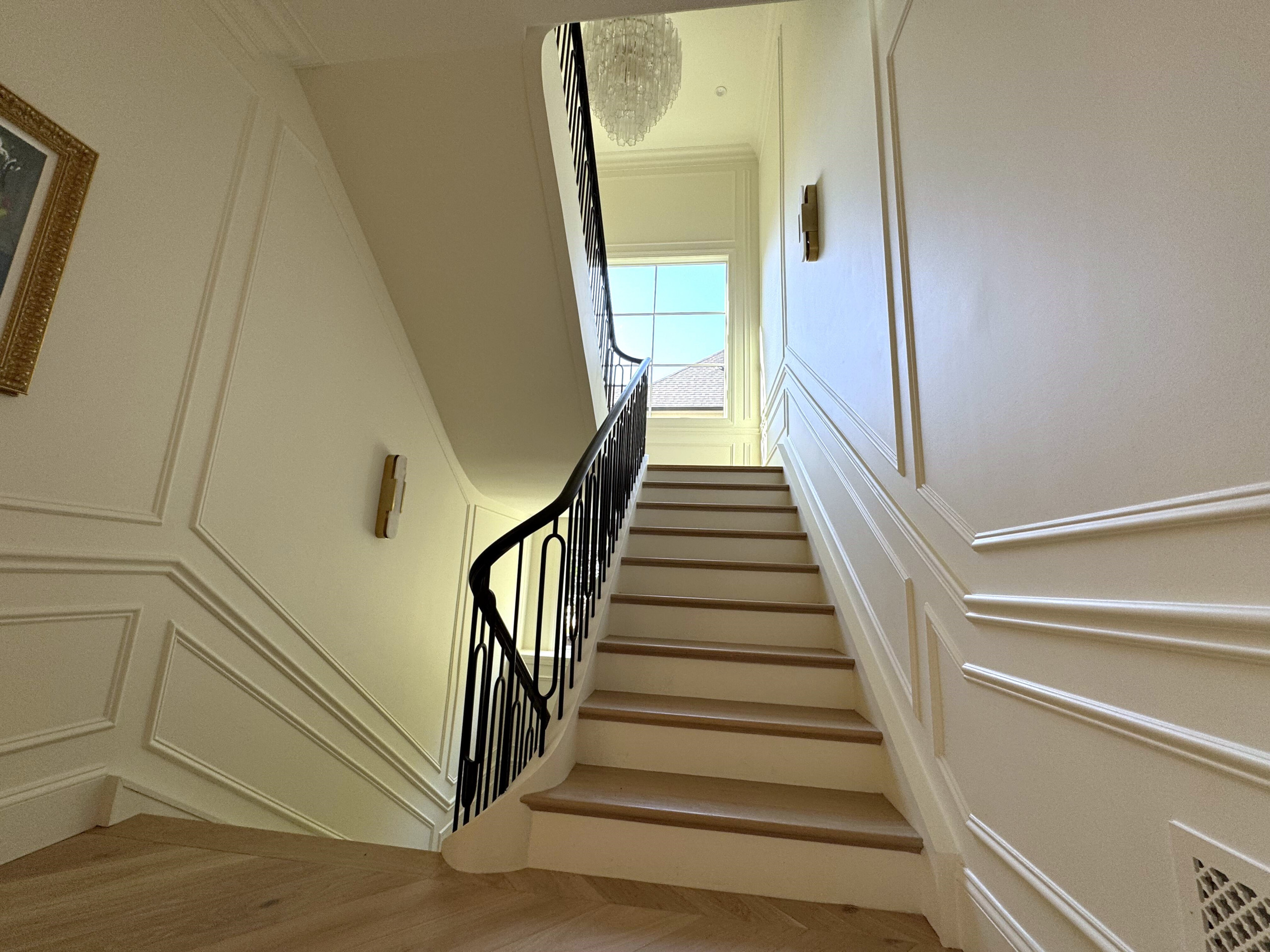 134_Stunning Straight Stair with an Elliptical Twist, McLean, VA 22101