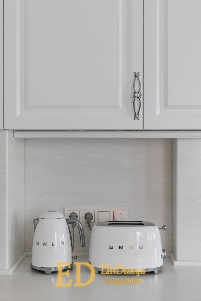 Квартира неоклассика - 1 (кухня-гостиная)