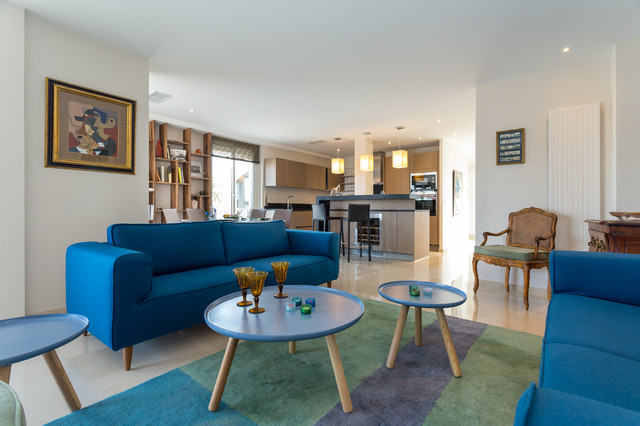 Appartement Cannes eklektisch-wohnbereich