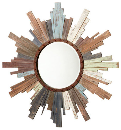 Cyan Design Davenport 40 x 40 Multi Colored Wall Mirror