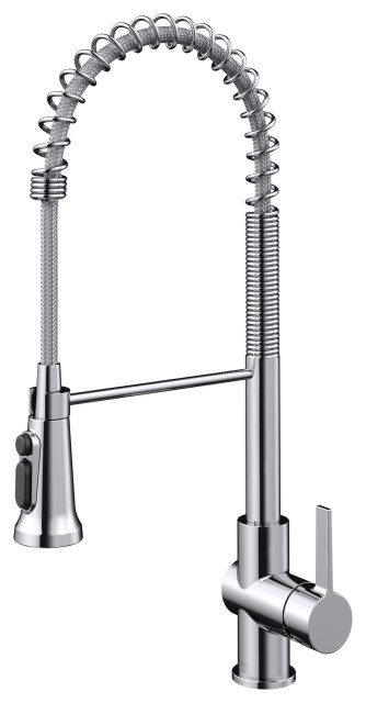 Britt 3-Function Pull-Down Water Filter Kitchen Faucet CH, Model KFF-1691CH