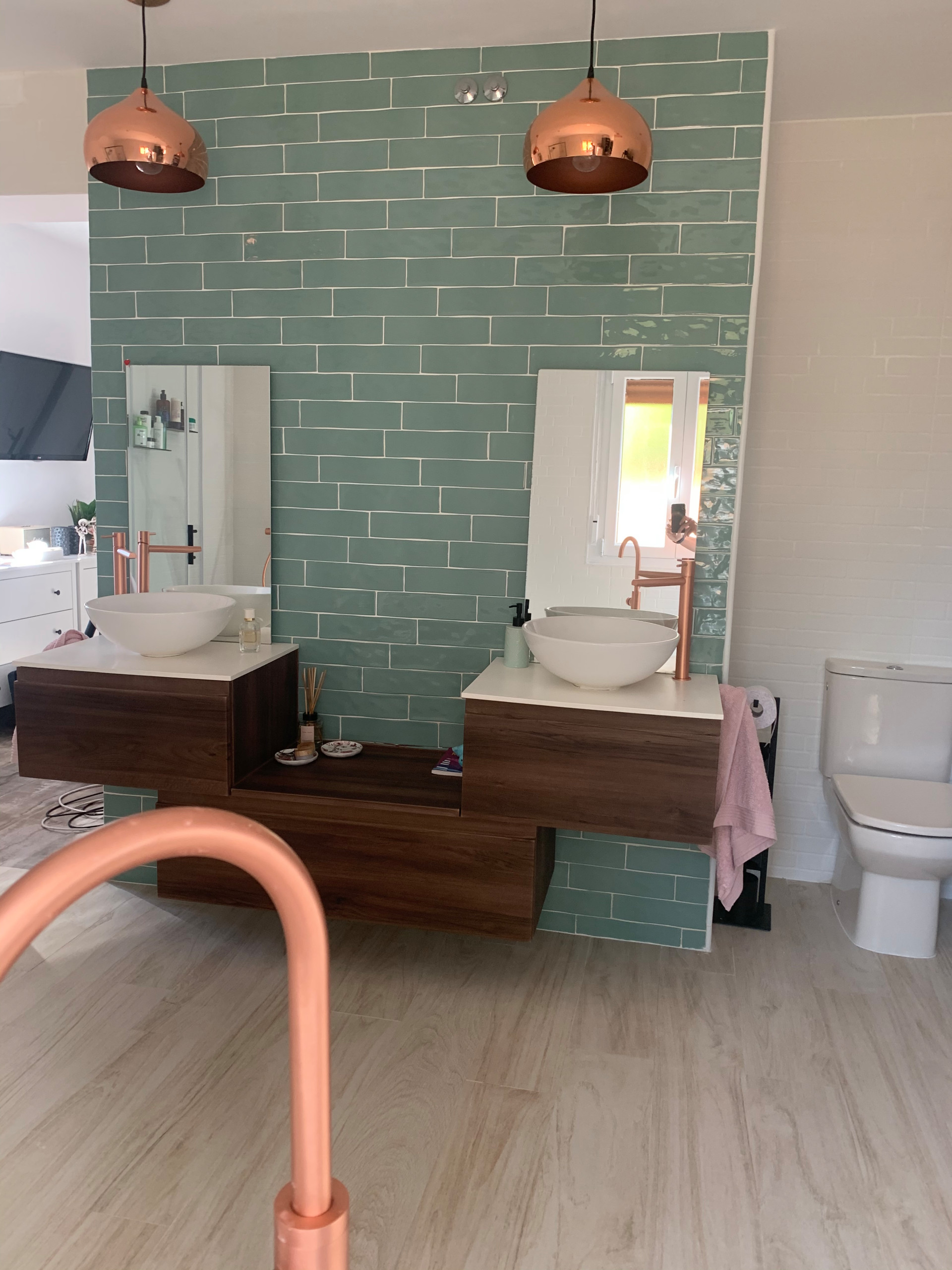 Reforma de baño con personalidad