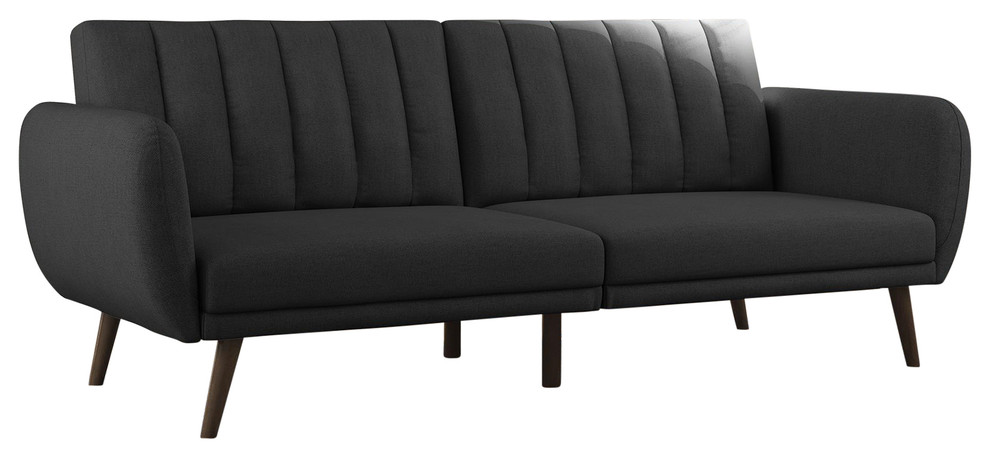 Novogratz Brittany Linen Futon - Midcentury - Futons - by Dorel Home ...