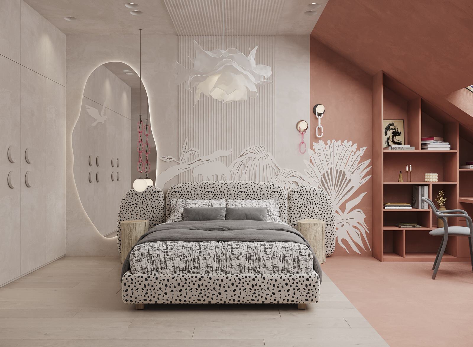 Проект двухуровневой квартиры 180 кв.м с двумя детскими