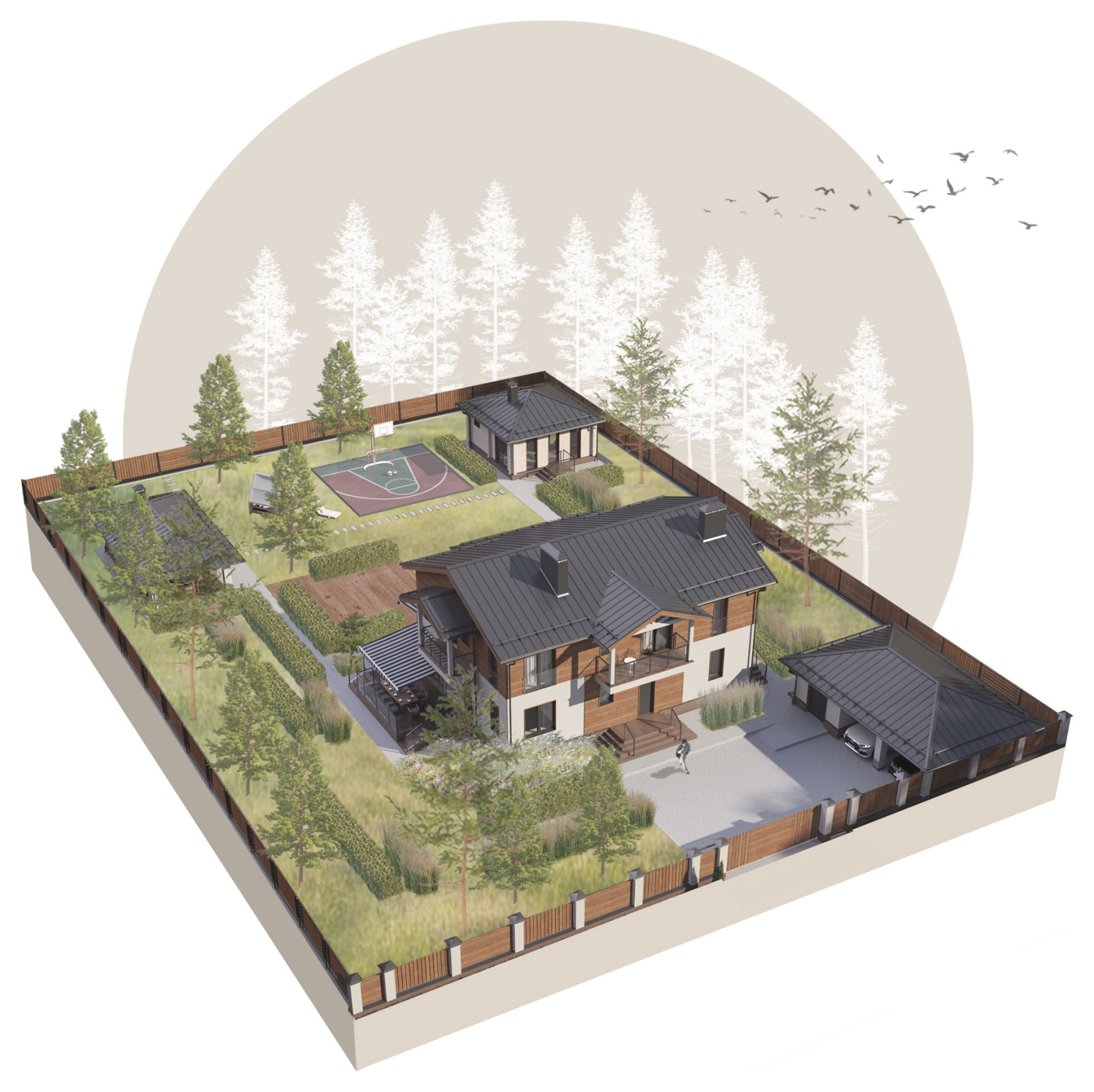 KANTON-Projekt | Концепция Загородной Жизни | 2020