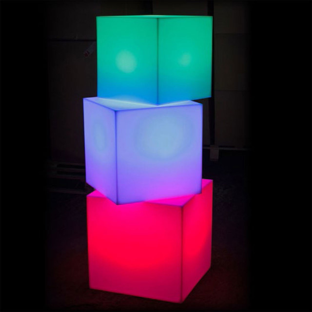 Cube Sharp Outdoor Portable Led Lamp Smart Green Modern Cube Sharp Outdoor Portable Led Lamp Smart Green Modern Floor Lamps By Lightkulture