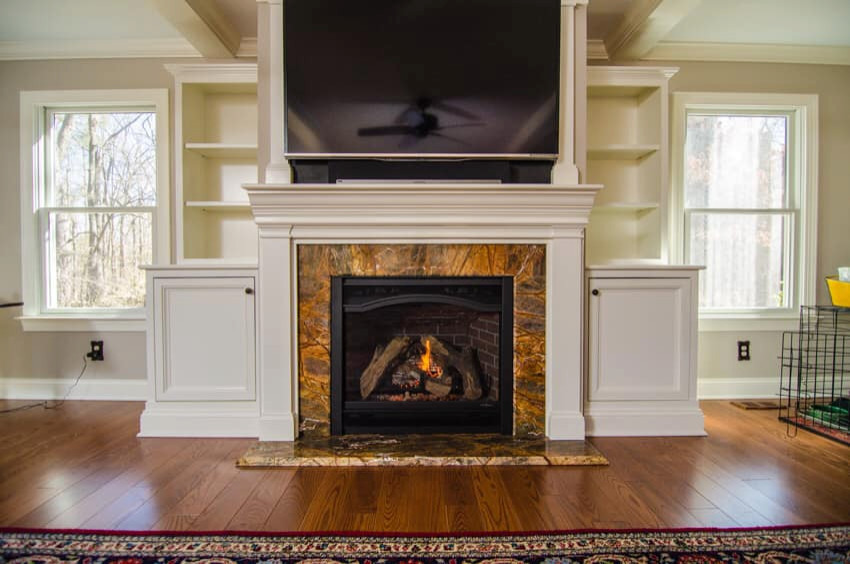Fireplace with Built in 1