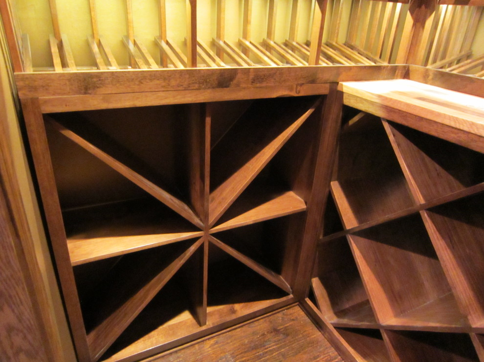 Diamond Bin Custom Wine Racking TX Traditional Wine Cellar Dallas