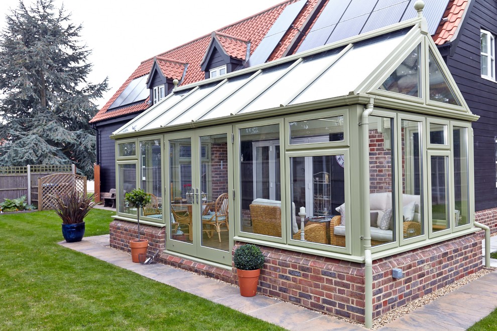 Photo of a traditional sunroom in Other.
