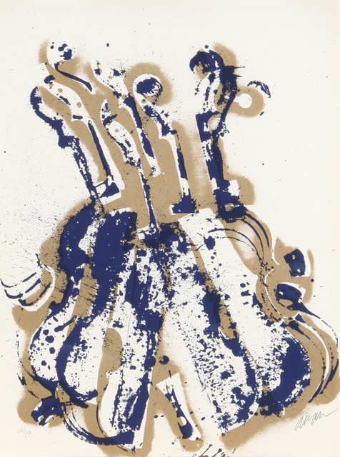 Arman, Yves Klein's Violins, Serigraph