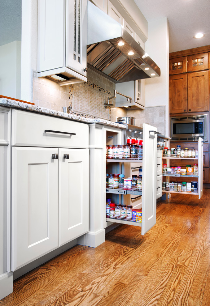 Inspiration for a transitional kitchen remodel in Denver