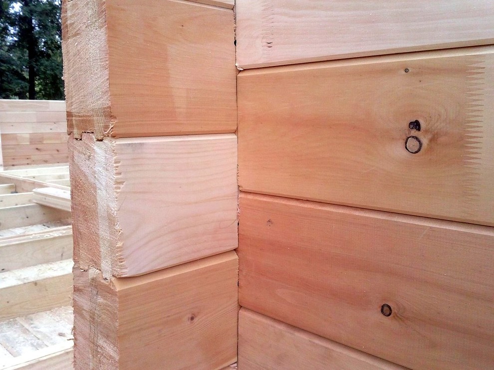 Теплый дом.Клееный брус