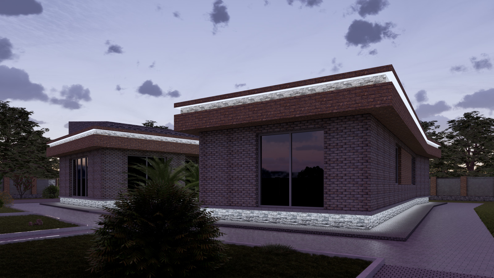 Современный модный жилой дом в Екатеринбурге