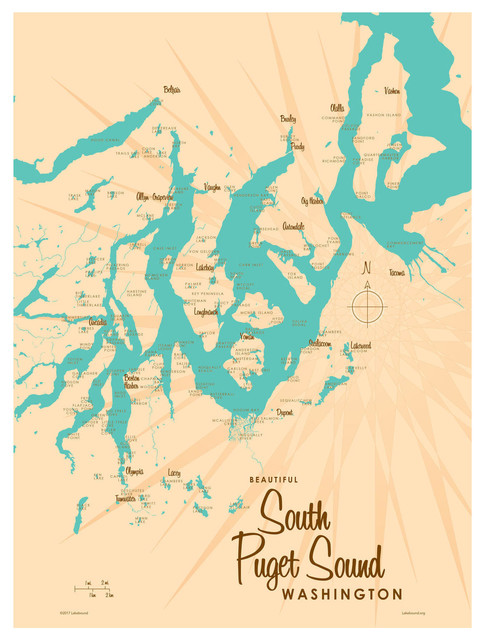 South Sound Original Art Print