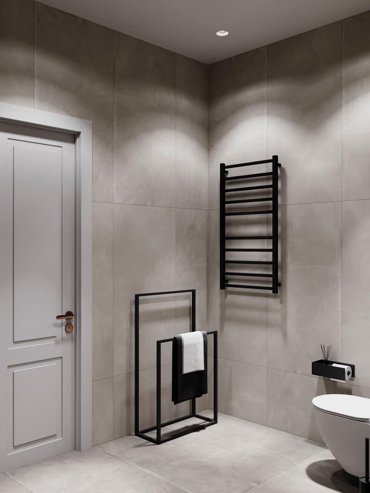 Современный mid-century в ЖК Западный Порт