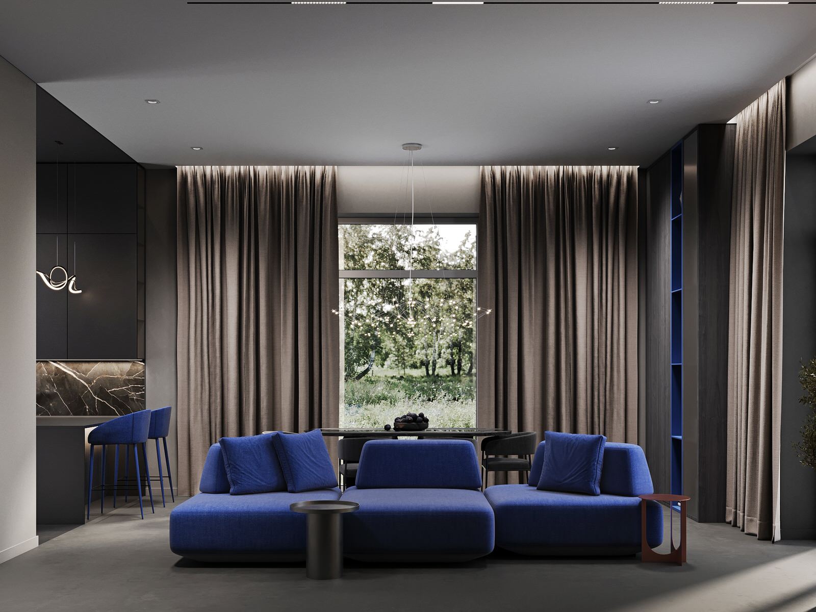 Кухня-гостиная в Идиллии