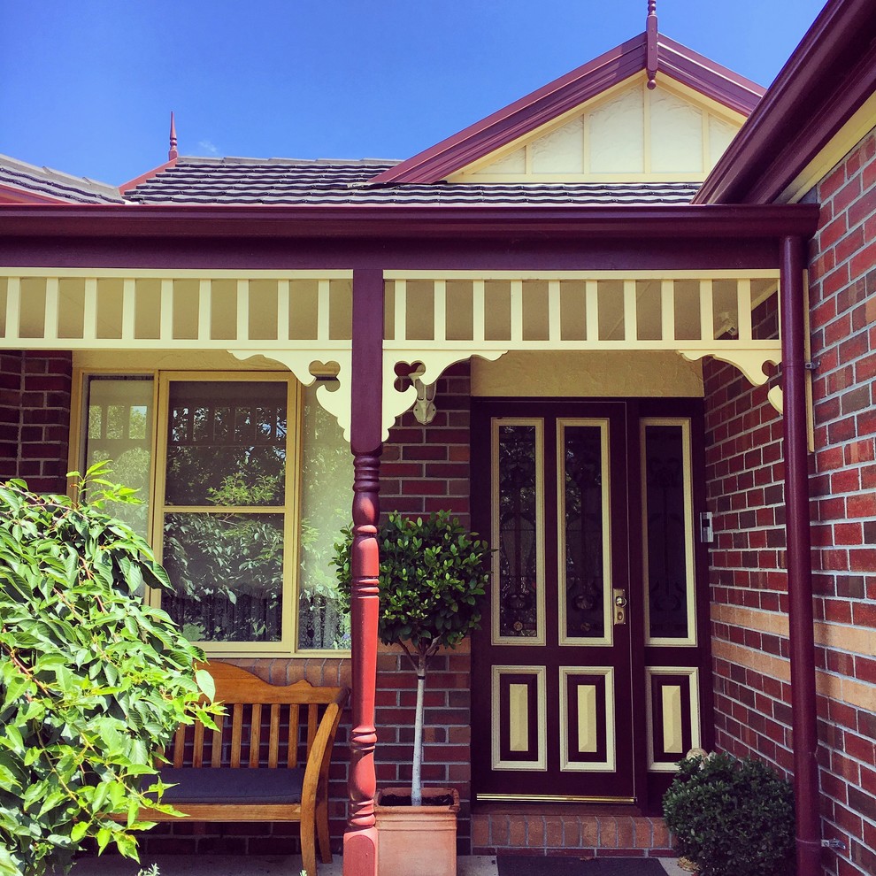 Traditional verandah in Melbourne.