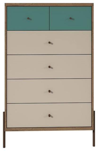 Joy 48 43 Tall Dresser With 6 Full Extension Drawers In Red And