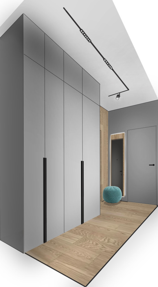 Однакомнатная квартира в Современном стиле с элементами Поп-арта.