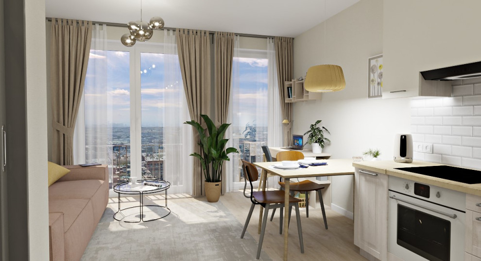 Квартира-студия для молодой семьи