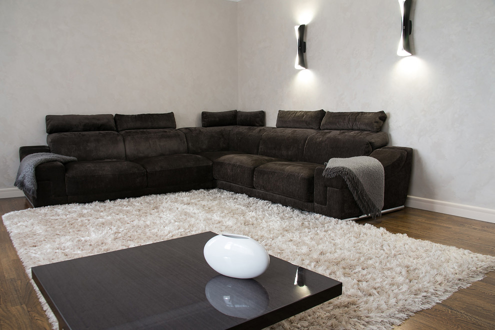 Гостиная в контрастных тонах