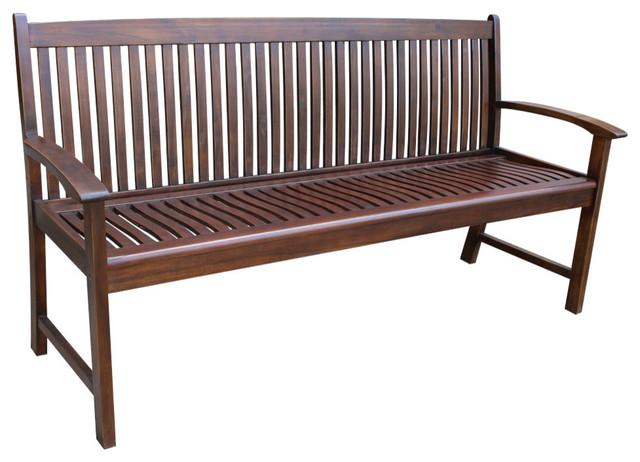 International Caravan Highland Hudson 3 Seater Garden Bench In