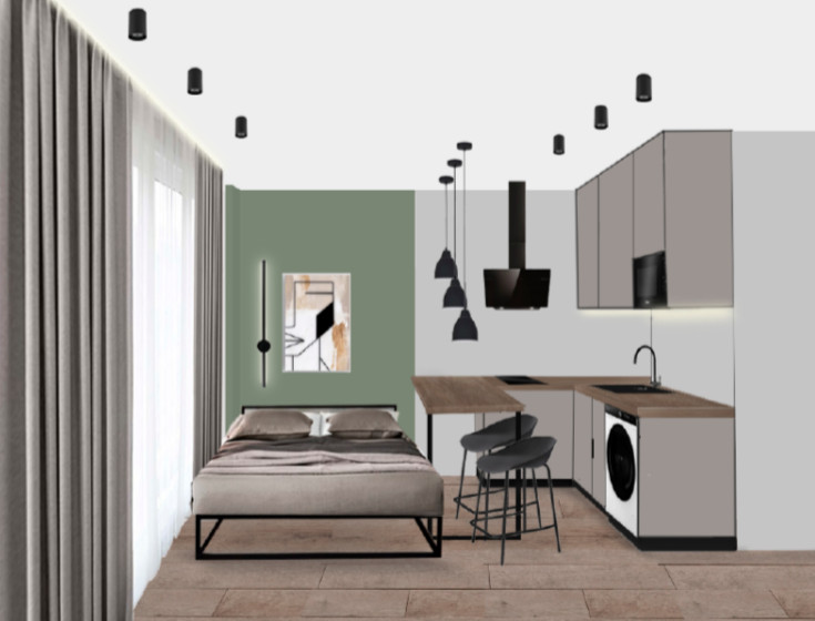 коллажи интерьеров из разных проектов