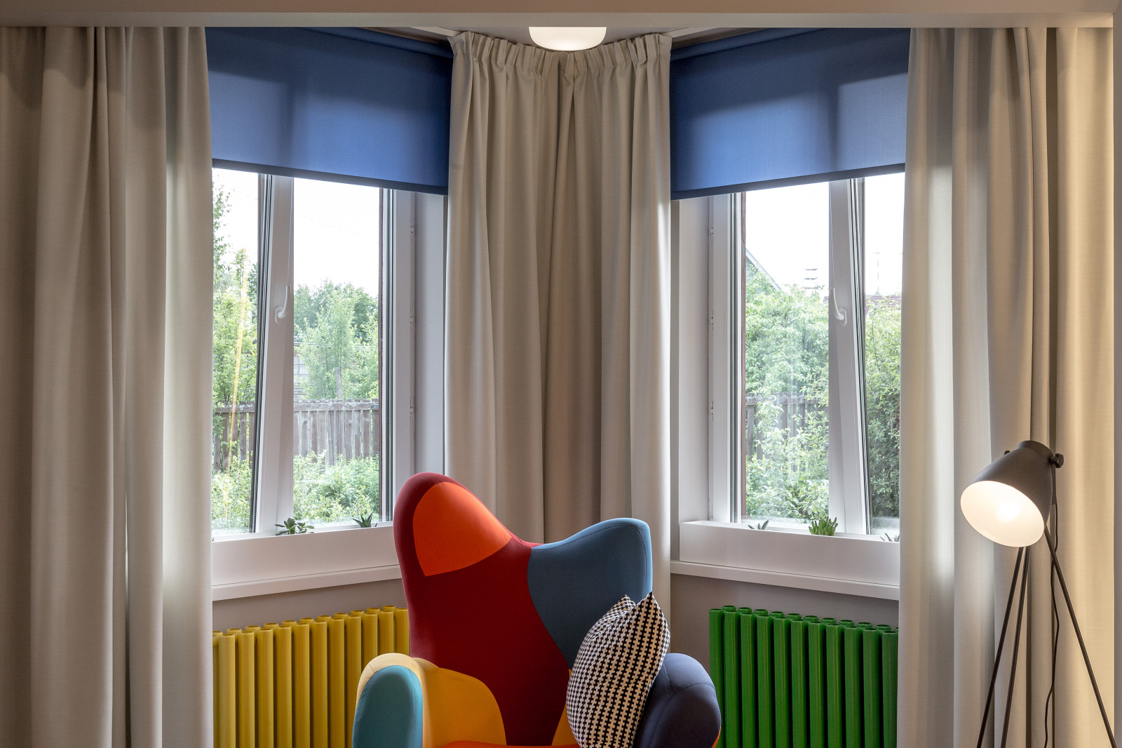 Штульповые окна в "коробке с карандашами"