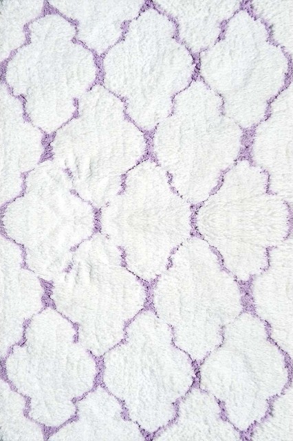 purple nursery rug