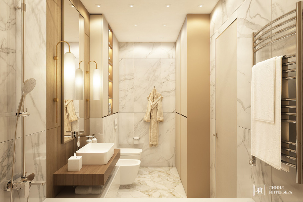 Дизайн интерьера 3-х комнатной квартиры в ЖК Триколор