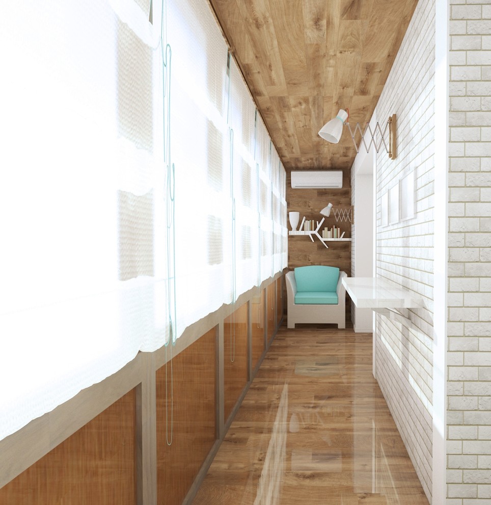 Дизайн лоджии. ЖК Урожайный, Адлер