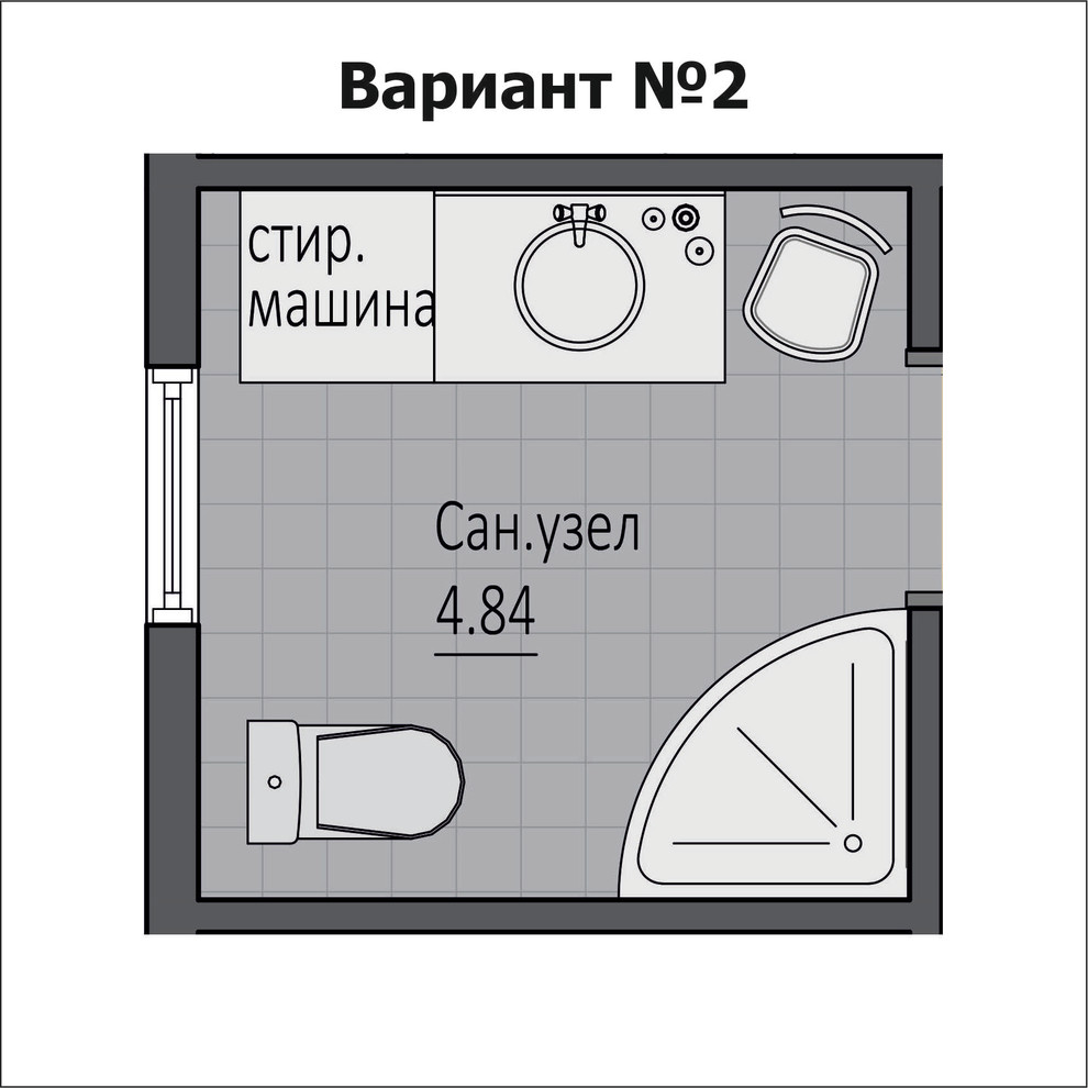 Санузел в деревянном доме