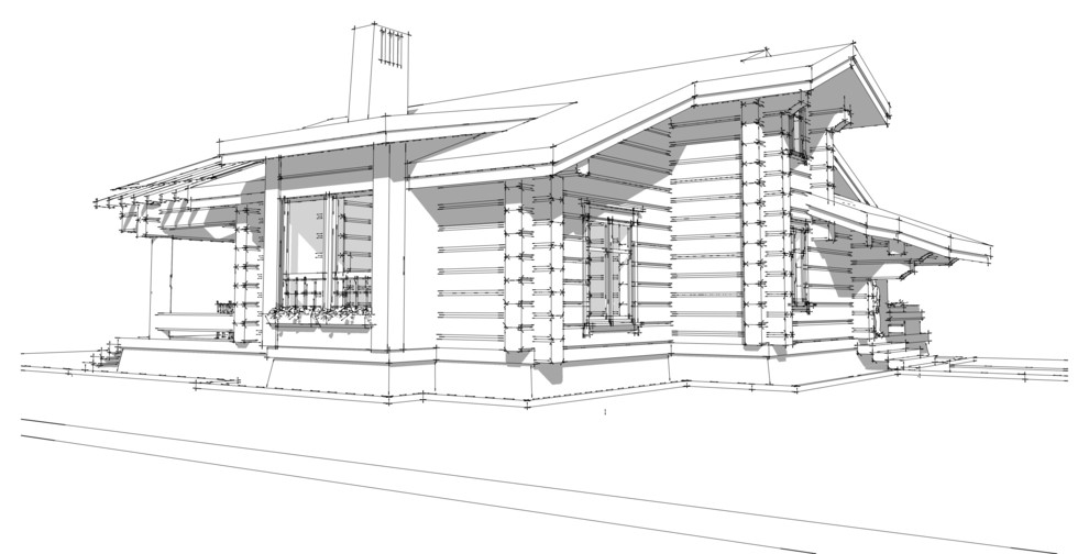 Дом из лафета