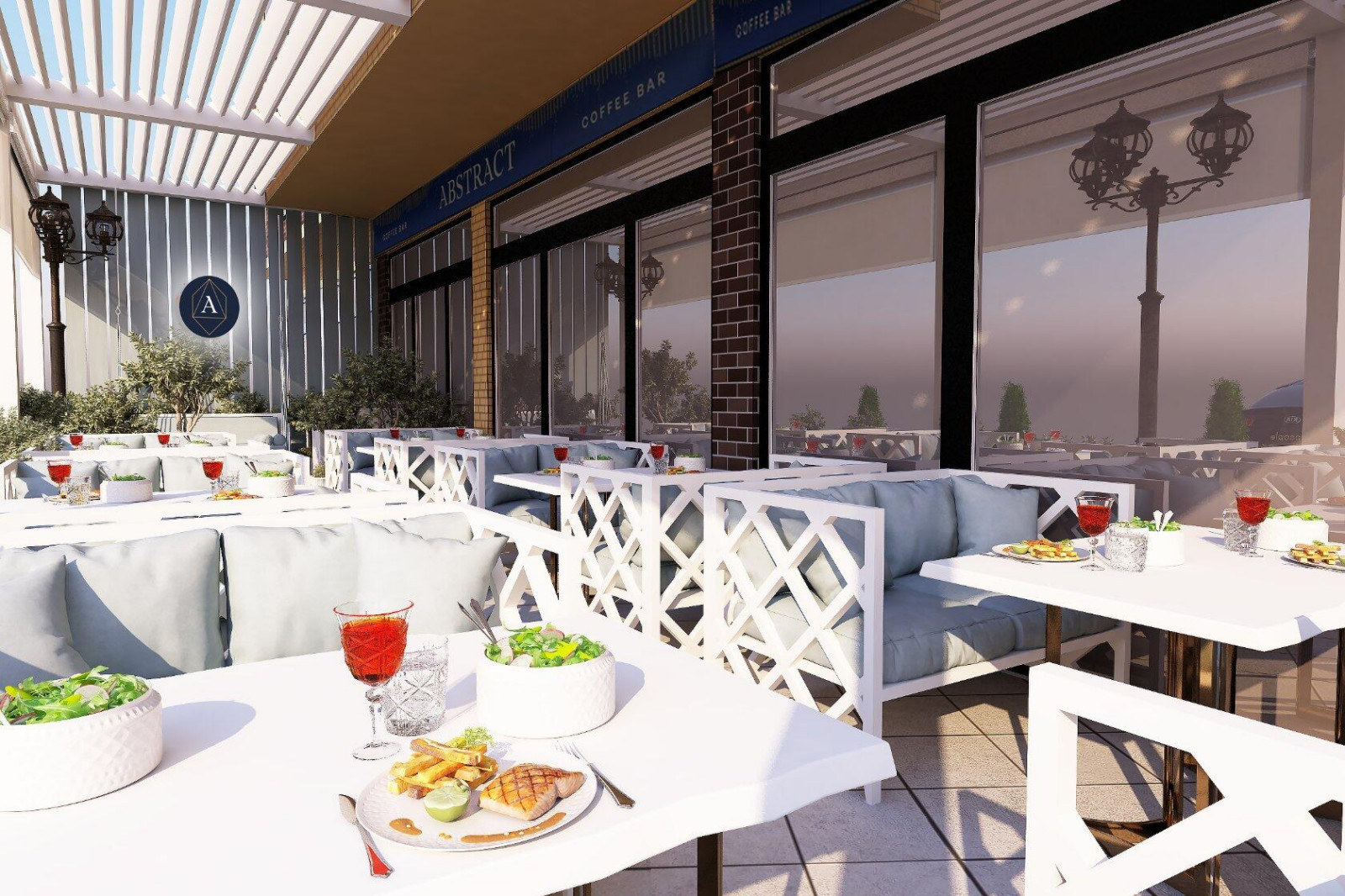 дизайн летнего кафе г.Ессентуки