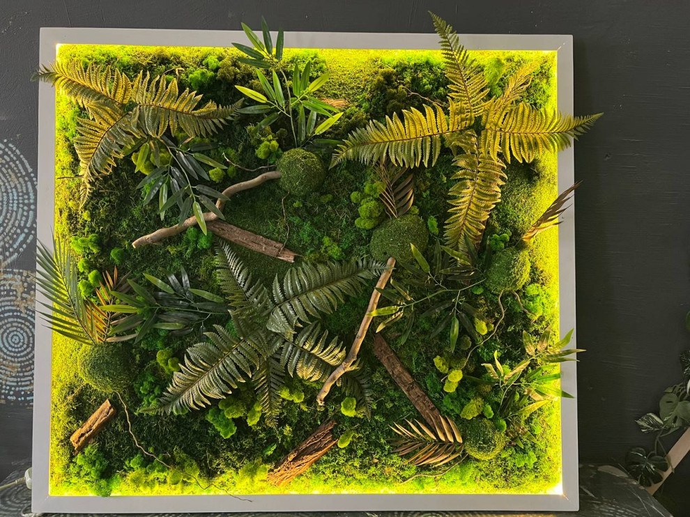 Панно из стабилизированного мха