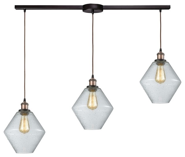 Elk Lighting Raindrop Glass Pendant Reviews Houzz Raindrop Glass Pendant Industrial Lighting