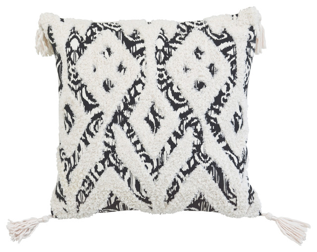 Morocco Cording Embroidery Pillow Southwestern Decorative