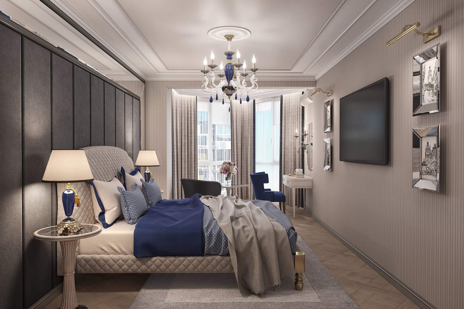 Квартира в ЖК «7 континент», спальня