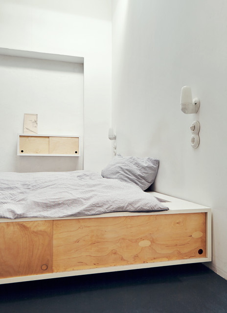 Minimalistisch Schlafzimmer moderno-dormitorio