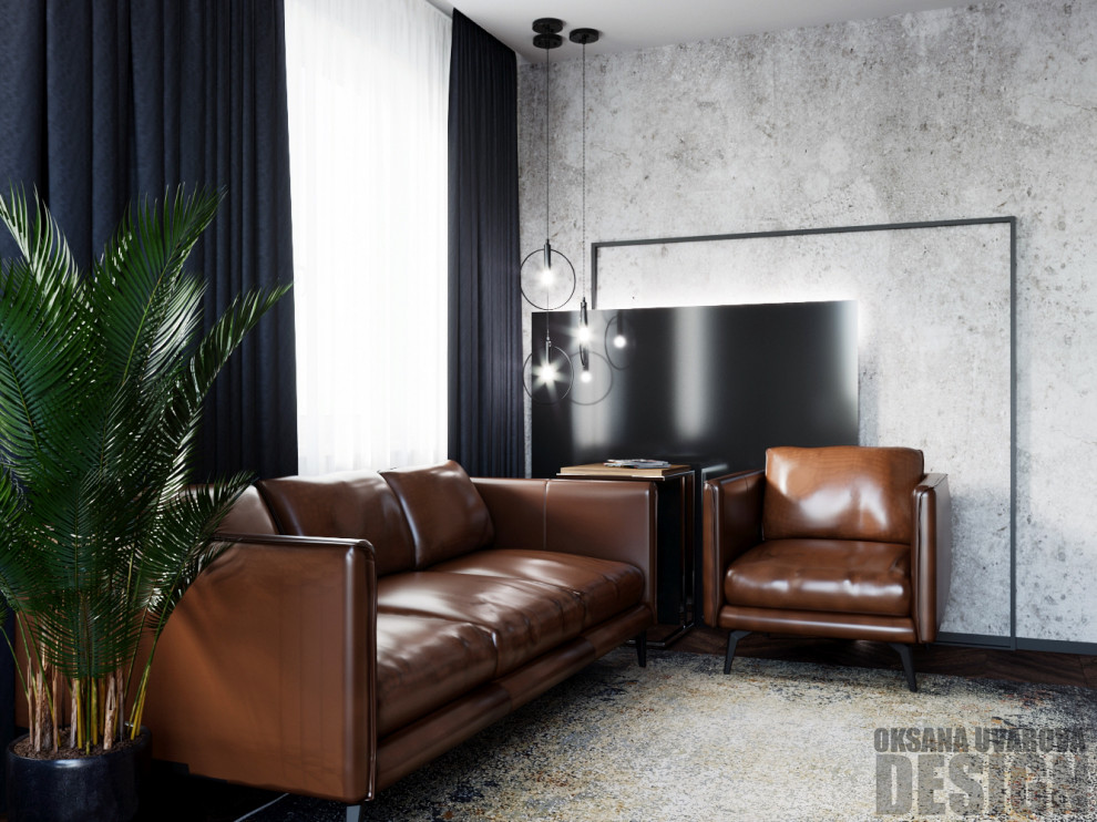 LOFT пространство с мужским характером