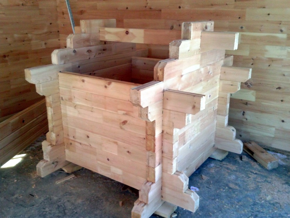 Теплый дом.Клееный брус