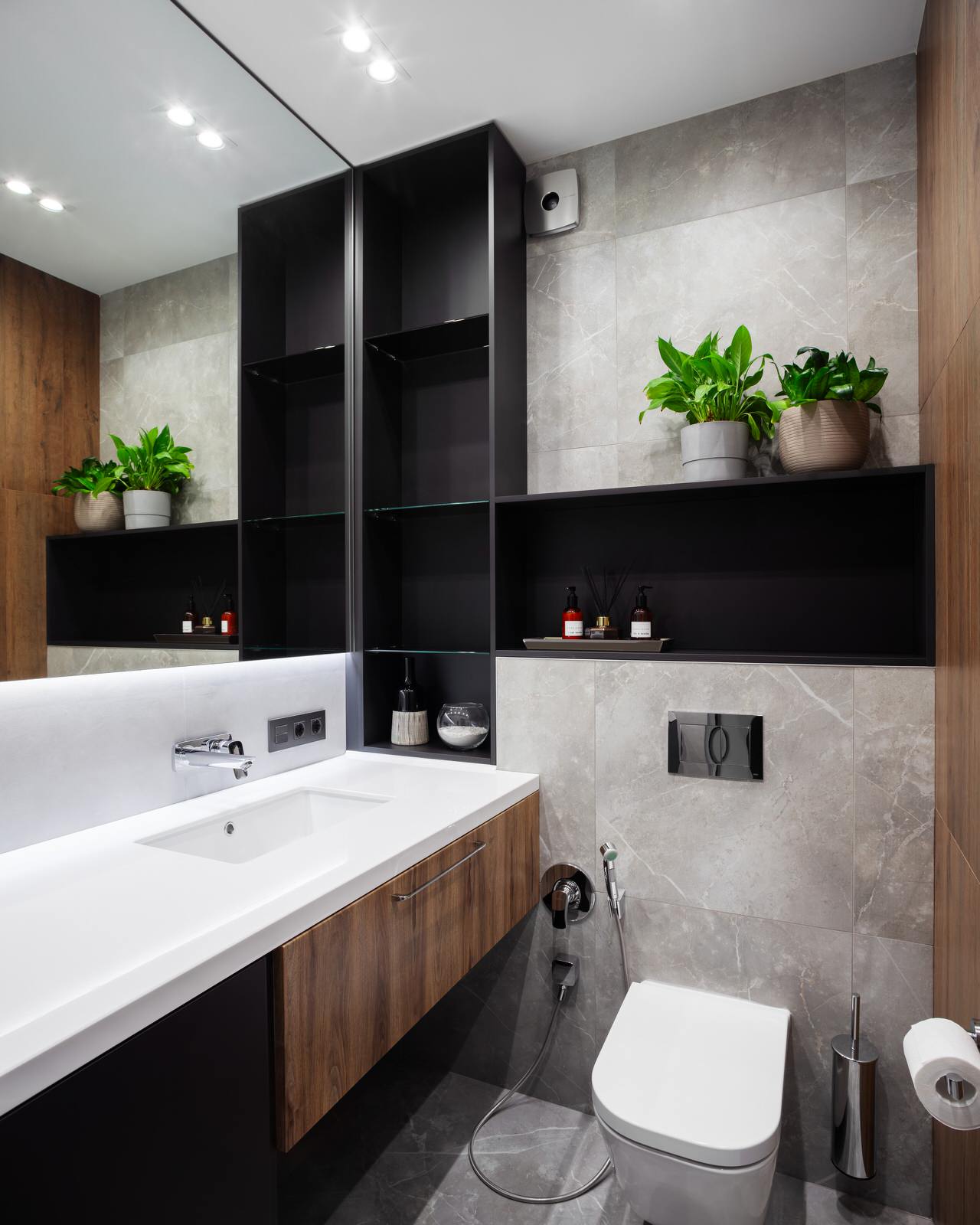 Интерьер квартиры R18-R19 в комплексе апартаментов Radius Central House