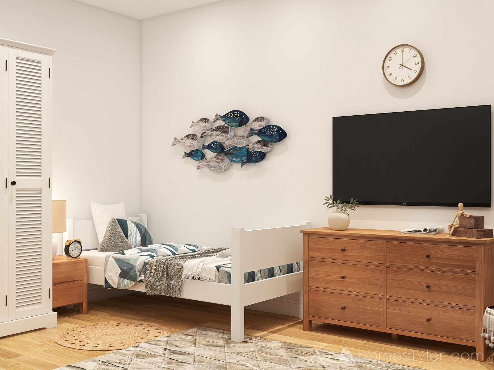 Детская комната для мальчика в средиземноморском стиле