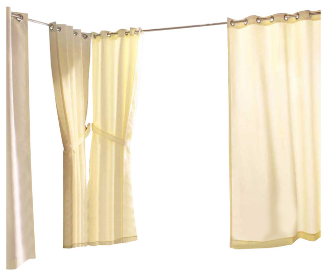 Outdoor Decor In Outdoor Gazebo Solid Grommet Top Window Panel