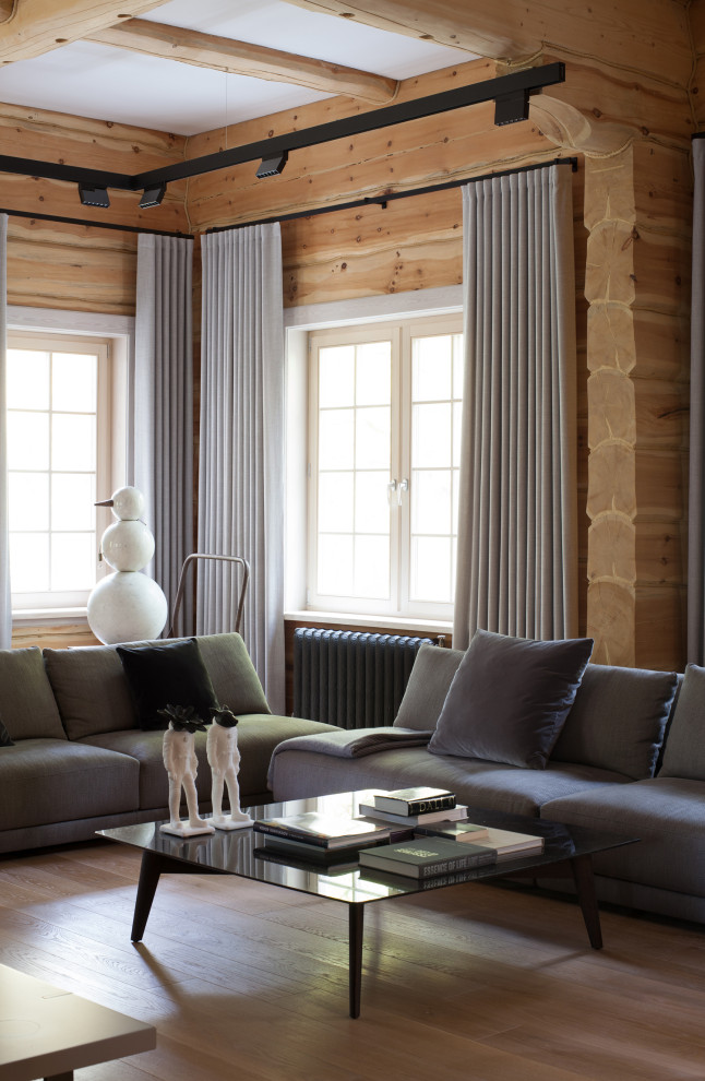 Изба с современным наполнением