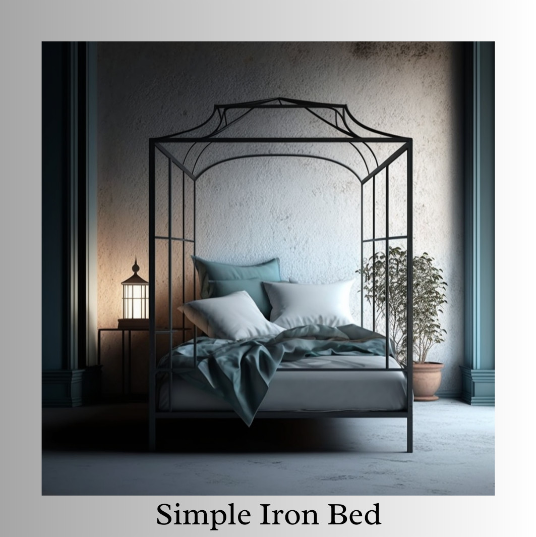 Sim iron bed